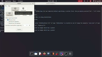 screen recorder in kali Linux.#kazam
