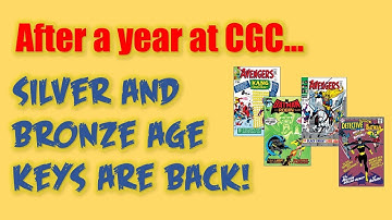 It took over a year to get these back from CGC!