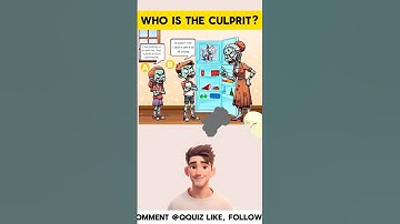 Who is the culprit? #enigmachallenge #brainteasers #riddleoftheday #logicgames #logicpuzzles #enigma