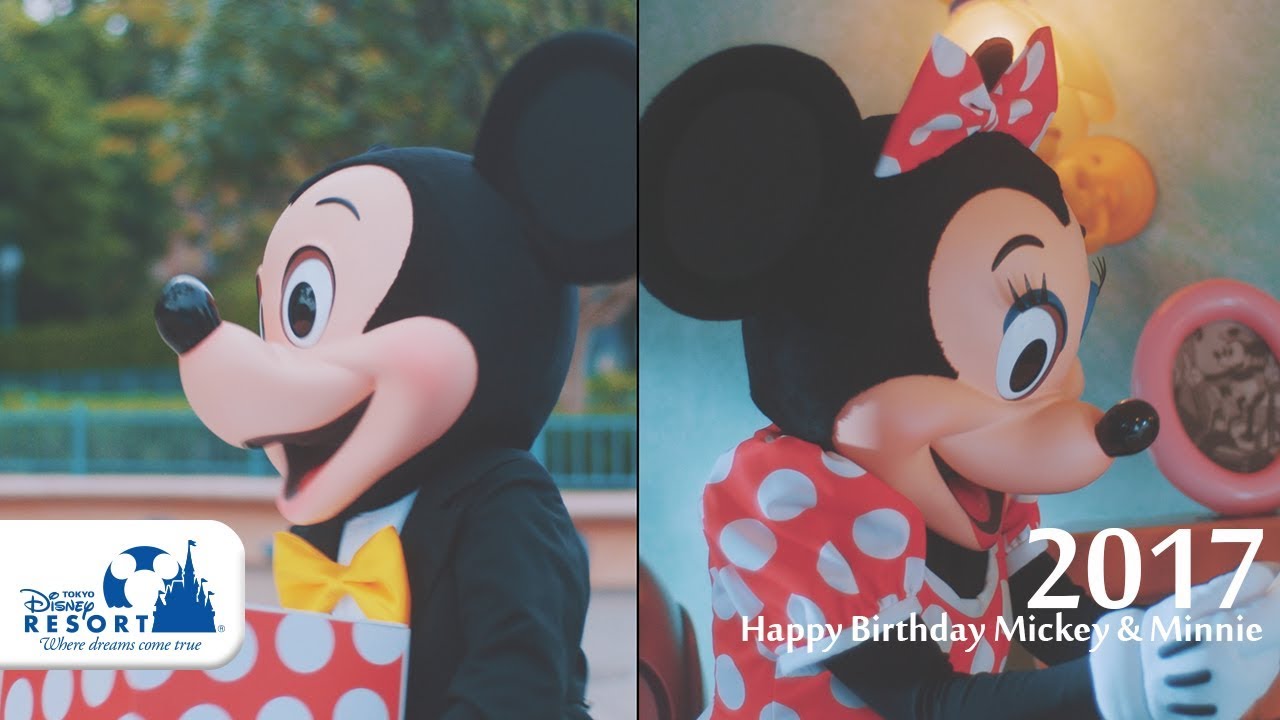 公式 Happy Birthdayミッキー ミニー 17 東京ディズニーランド Tokyo Disneyland Youtube