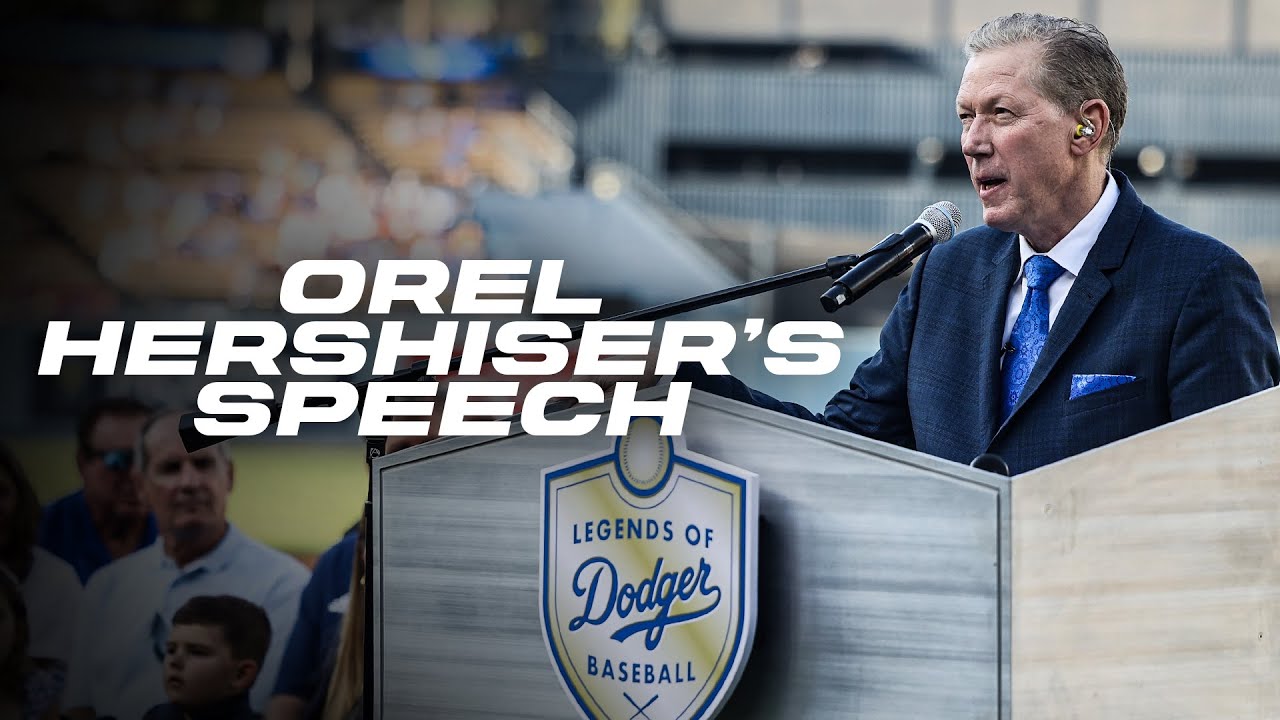 Orel Hershiser's Speech - Legends of Dodger Baseball 