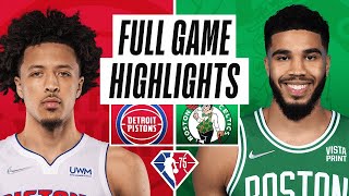 Detroit Pistons vs. Boston Celtics Full Game Highlights | March 11 | 2022 NBA Season