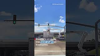 Un camión de carga golpea a un trabajador en Louisiana | Noticias Telemundo