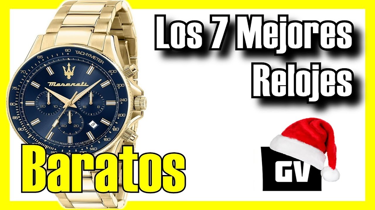 ⌚🔥 7 MEJORES Relojes de Hombre BUENOS y BARATOS de Amazon [2025]✅[Calidad/Precio] Marcas Económicas