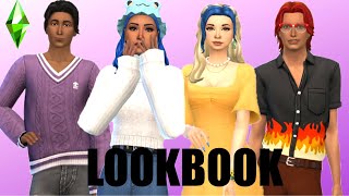 INSIDE OUT INSPIRED LOOKBOOK I Sims 4 I Create a Sim + CC Links!