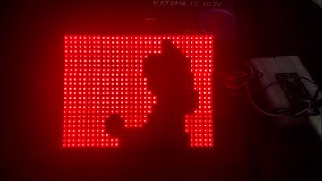 Bad Apple, on a 32x24 LED Matrix