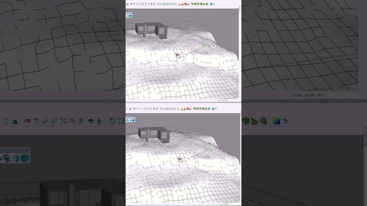 Its EASY to Slope a Terrain with the Grade Brush in Artisan 2! Sketchup 2025