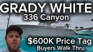 The Largest 33’ Center Console on the Market! Grady White 336 Buyers Tour