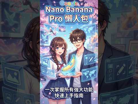 Nano banana pro 製作動漫版懶人包