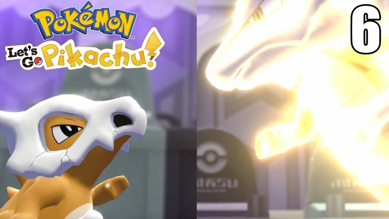 pikachu pokemon CUBONE SE DESPIDE 😢 y ¡BLUE SALVAJE APARECE! - Pokémon Let's Go #6 En Español - Switch