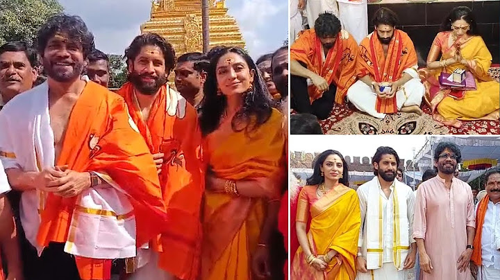 Naga Chaitanya And Sobhita Dhulipala Performs Special Pooja At Srisailam Temple | Nagarjuna