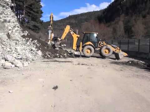 ბორჯომში ცენტრალურ მაგისტრალზე არსებული თაღოვანი ღვარსაშვების დემონტაჟი დასრულდა