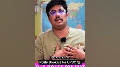 IAS Aditya pandey sir strategy for polity Laxmikant 🥀 #video