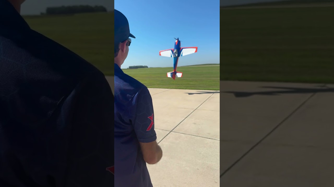 Not every day you get to fly at an airport with a RC plane 