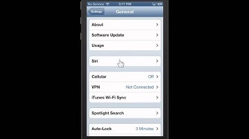 Apple iPhone 5 Enable Siri