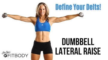 Dumbbell Lateral Raise Exercise Demonstration