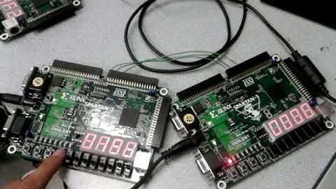 Wired Communication between FPGAs