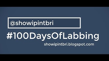 #100DaysOfLabbing - Day 31.5 - Foundation Lab #3 (wrap-up)