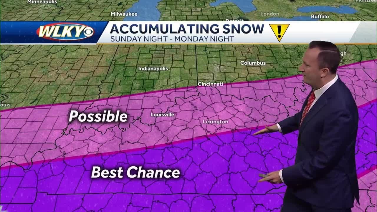 Arctic blast brings in cold temperatures and snow chances - YouTube