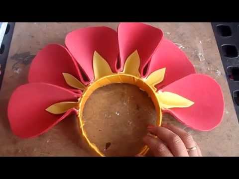 (Diadema con petalos) - YouTube