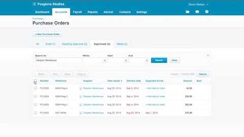 Flow & Xero: Matching Bills to Purchase Orders