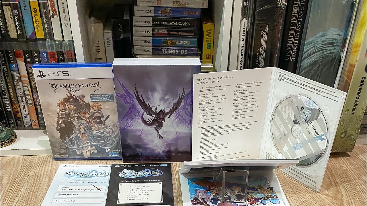 Unboxing Granblue Fantasy Relink Deluxe Edition (PS5) - YouTube