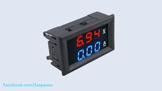Digital Rot LED Voltmeter DC100V 10A Voltmeter Amperemeter Blau+Rot Amp DuRSPF Digital Rot LED Voltmeter DC100V 10A Voltmeter Amperemeter Blau+Rot Amp DuRSPF