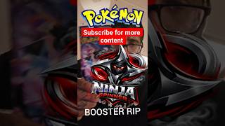 Pokemon Ninja Spinner Opening - Secret Rare SR Pull - Card Review#pokemon#pokemonchannel #fyp#shorts