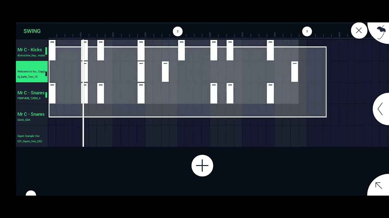 how to make best gqom drums from stretch on FL studio mobile - YouTube