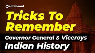 Tricks To Remember Governor General & Viceroys | Indian History