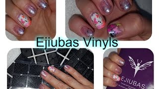 Ejiubas Nail Vinyls  Review and Demo