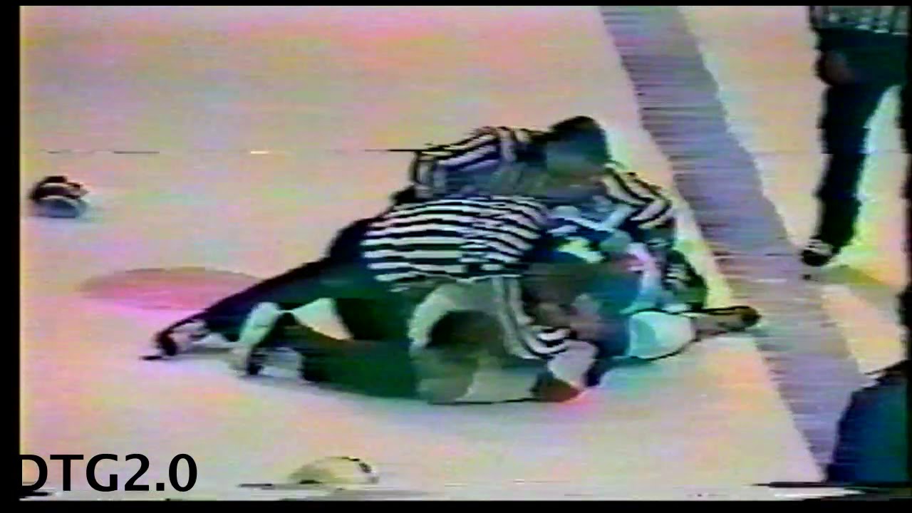 Darin Kimble (rookie - Halifax) v Big Vern Smith (Springy) 1987/88