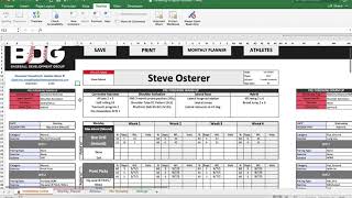 Throwing Program Builder Functionality V1.1