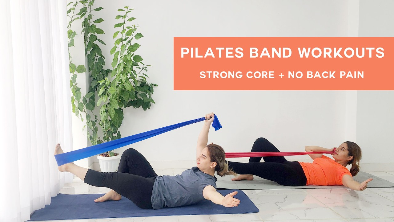 16‑Min Pilates Band Core Strength for Back Pain Prevention 💪🧘‍♀️