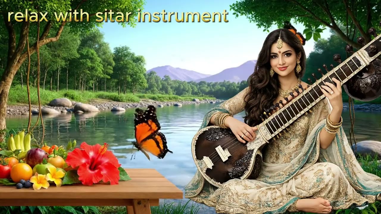 Relaxing with indian music Gitar