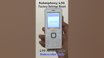How to Sahmphony L50 Factory Settings Reset Code | New Trick 2023 | Sahmphony L50 Reset Code