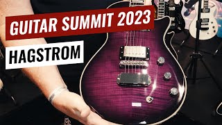 The latest variations of the Hagstrom Ultra Swede, Ultra Max & Fantomen at Guitar Summit 2023