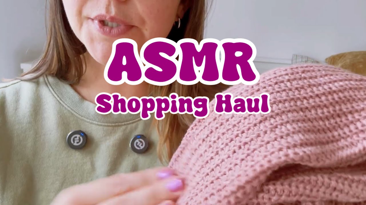 ASMR Huge Shopping Haul (soft spoken)