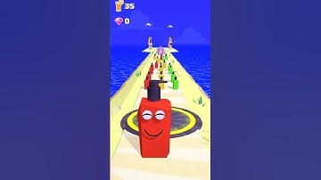 CRAZY JUICE RUN 3D LEVEL-53 🤯 iPhone Gameplay! #gaming #shorts