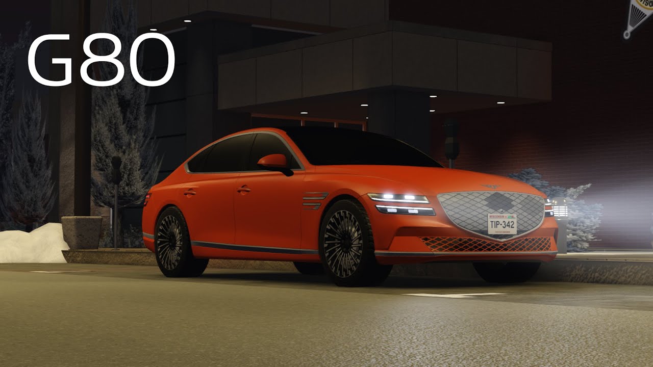 [Review] 로블록스 그린빌 차량 리뷰! | 제네시스 G80 일렉트리파이드 | 