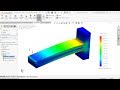 Solidworks Simulation tutorial | Steel Structure Simulation in Solidworks