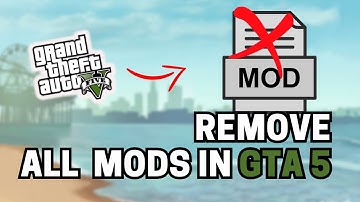 How To Remove all Mods From GTA 5 and FIX a corrupt game