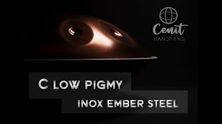 Cenit Handpan, C Low Pigmy 9, Acero Inoxidable Ember Steel