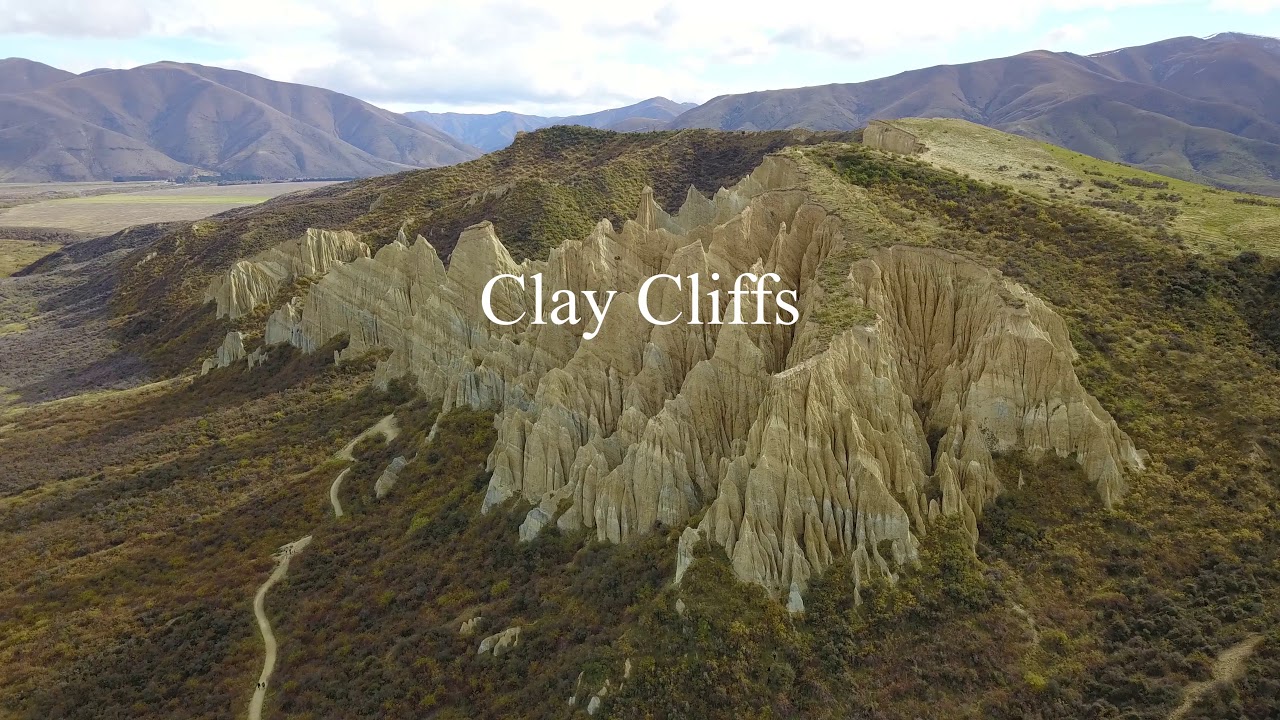 Lake Ohau and Clay Cliffs New Zealand [4K] - YouTube