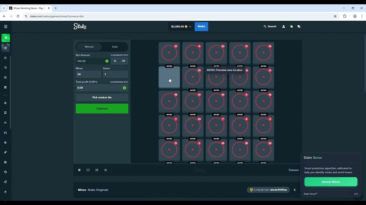 $100 to $31k WITH Stake Mines Predictor + STAKE HACK 2026 (Link in description)