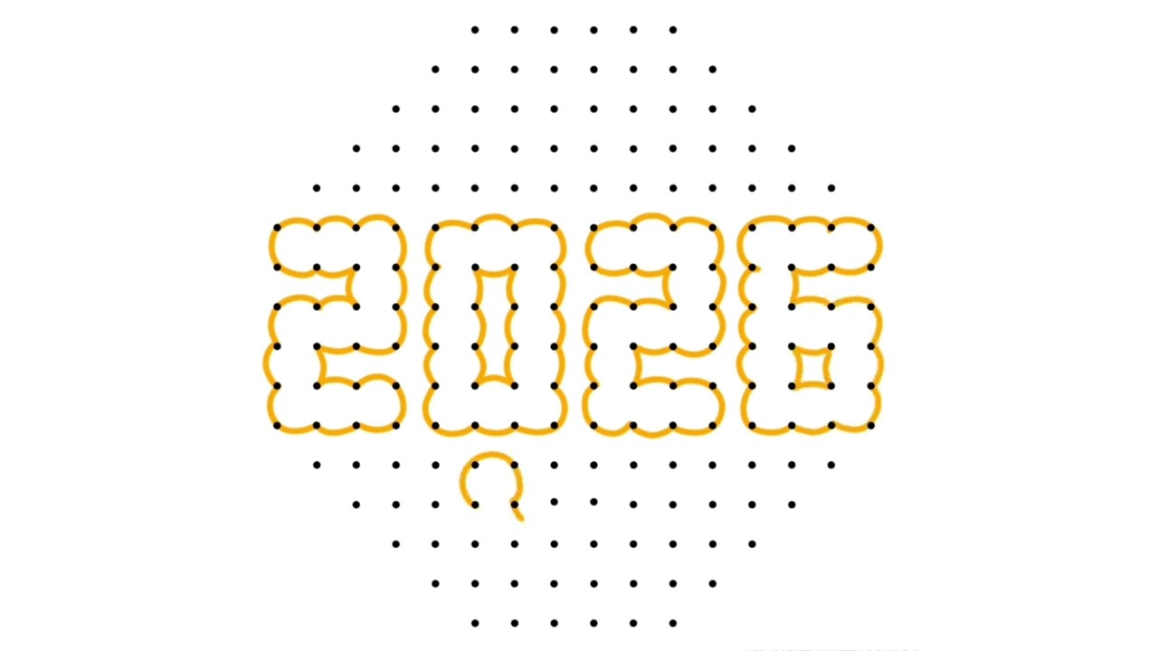 Beautiful New Year Rangoli (16-6-6) 