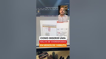COMO INSERIR UMA MALHA DE COORDENADAS EM UMA PLANTA TOPOGRÁFICA EM MENOS DE UM MINUTO?