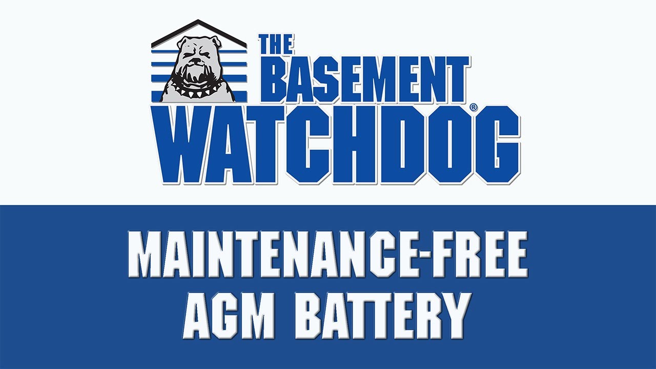 Basement Watchdog Maintenance Free AGM Standby Battery (BW-27AGM) - YouTube