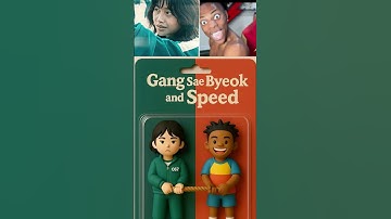 Unboxing Squid Game hero Gang Sae Byeok and Speed #ishowspeed #shorts #funny #cute #squidgame