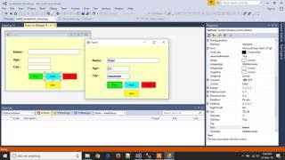 How to connect SQL SERVER Database with Visual Studio 2015 (Part 3)